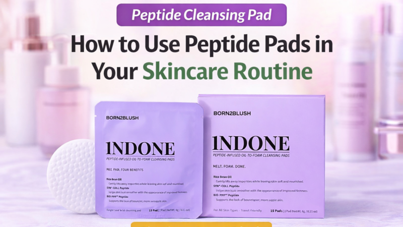 How to Use Peptide Pads in Your Skincare Routine? | Born2Blush
